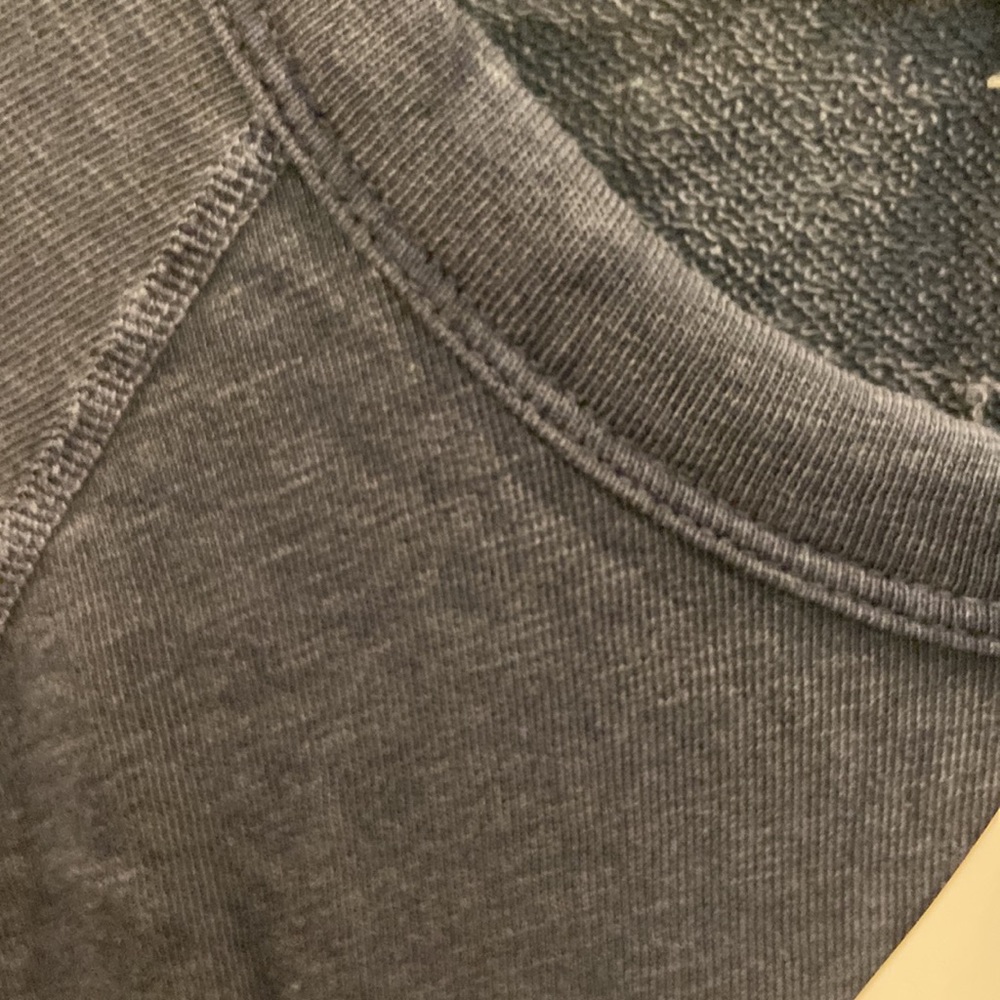 NWT standard James Perse navy m size 0 VINTAGE FRENCH TERRY RELAXED SWEATSHIRT - Picture 6 of 7